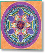 It Is Enough Mandala Prayer Metal Print