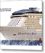 I've Been Nauticle On Quantum Of The Seas On Transparent Background Metal Print