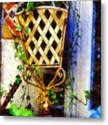 Ivy French Country White Metal Print