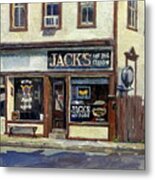 Jack's Hot Dogs North Adams Metal Print
