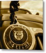 Jaguar Car Mascot Metal Print