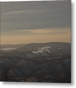 January Evening Metal Print