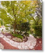 Japanese Garden Serenity At Zilker Botanical Gardens - Austin Texas Hill Country Metal Print