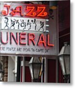 Jazz Funeral - New Orleans Metal Print