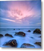 Jersey Afterglow Metal Print