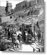 Jerusalem Streamroller 1911 Metal Print