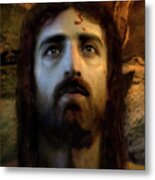 Jesus Alive Again Metal Print