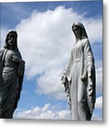 Jesus And Mary Metal Print