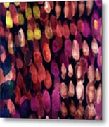 Jewel Drops- Abstract Art By Linda Woods Metal Print