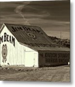 Jim Beam Barn - #2 Metal Print