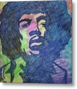 Jimi Hendrix Metal Print