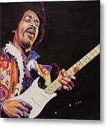 Jimmy Hendrix Metal Print