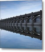 John Martin Dam And Reservoir Metal Print