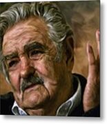 Jose Mujica Metal Print