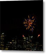 July 4 Fireworks Over New York City Metal Print
