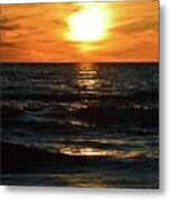 June 21 - 2017 Sunset At Wasaga Beach Metal Print