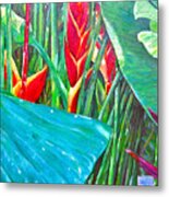 Jungle Flower Metal Print