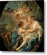Jupiter In The Guise Of Diana And Callisto Metal Print