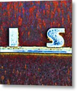 Kaiser Car Emblem On Rust Metal Print