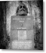 Karl Marx Memorial London Metal Print