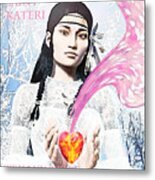 Kateri Tekakwitha Valentine Image Metal Print