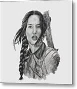 Katniss, Hunger Games Metal Print