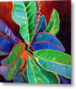 Kauai Croton Leaves 2 Metal Print