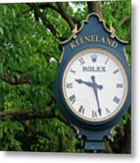 Keeneland Clock Metal Print