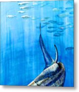 Tarpon Below Metal Print