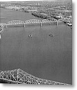 Kennedy Bridge Construction Metal Print