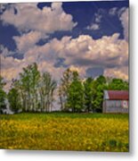 Kentucky Quilt Barn Metal Print