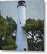 Key West Lighthouse Metal Print