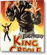King Creole, Elvis Presley, 1958 Metal Print