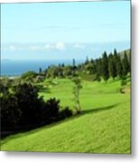 King Kamehameha Golf Club Metal Print