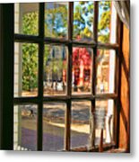 Kings Arms Tavern Window Colonial Williamsburg  4771 Metal Print