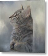 Kitten Zada Metal Print