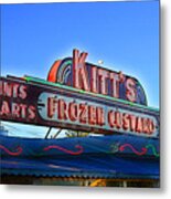 Kitts Frozen Custard Stand Metal Print