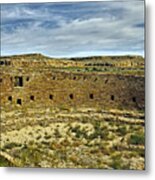 Kiva View Chaco Canyon Metal Print
