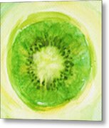 Kiwi Fruit Metal Print