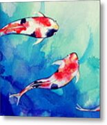 Koi Metal Print