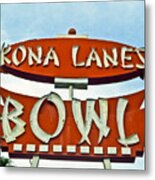 Kona Bowl--film Image Metal Print