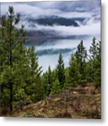 Kootenai Fog Metal Print