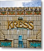 Kress Building Detail Metal Print