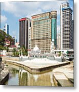 Kuala Lumpur Towers Metal Print