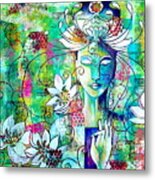 Kwan Yin Metal Print