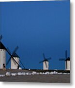 La Mancha Windmills Metal Print