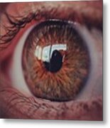 @laciee3 #eye #eyes #macro #micro Metal Print
