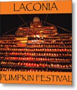 Laconia Pumpkin Fest Graphic Design 1 Metal Print