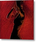 Lady In Red I Metal Print