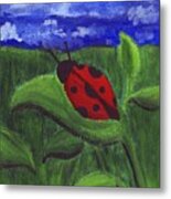 Ladybug Metal Print